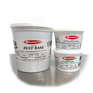 Bases 1 lb. and 6 lb. tubs