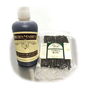 Vanilla Extract - 1 Qt., Vanilla Beans - 1 pkg.